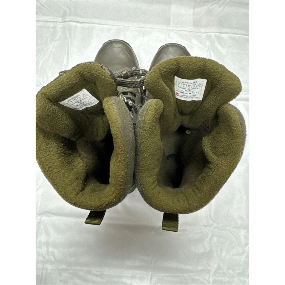 The North Face ThermoBall Eco Men's 9 Insulated‎ Winter Boots Brown/Green